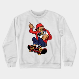 Powered by Ramen - Skateboarder Edition Crewneck Sweatshirt